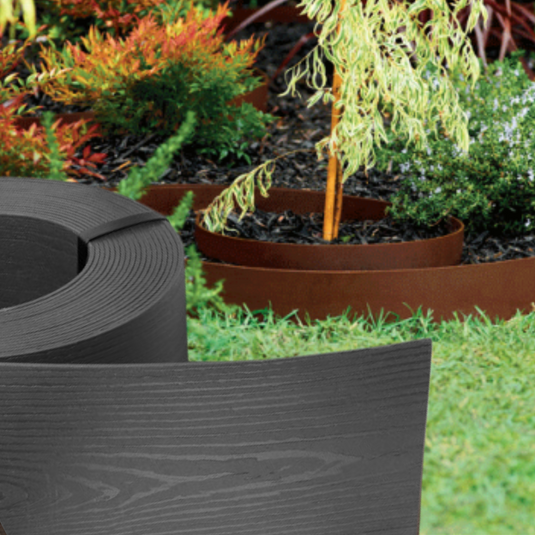 Wood Look Lawn Edging