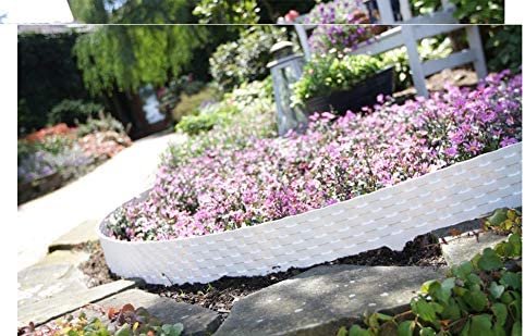 GARDENIX 3.2 m rattan bed edging bed border lawn edge garden palisade bed fence