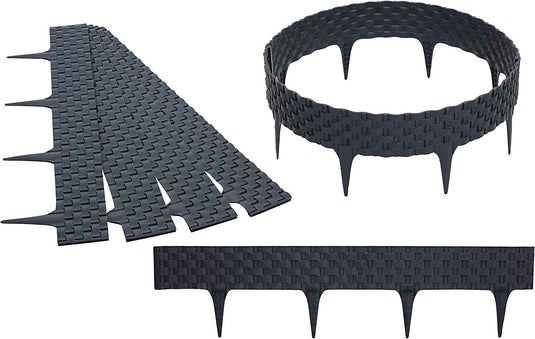 GARDENIX 3.2 m rattan bed edging bed border lawn edge garden palisade bed fence