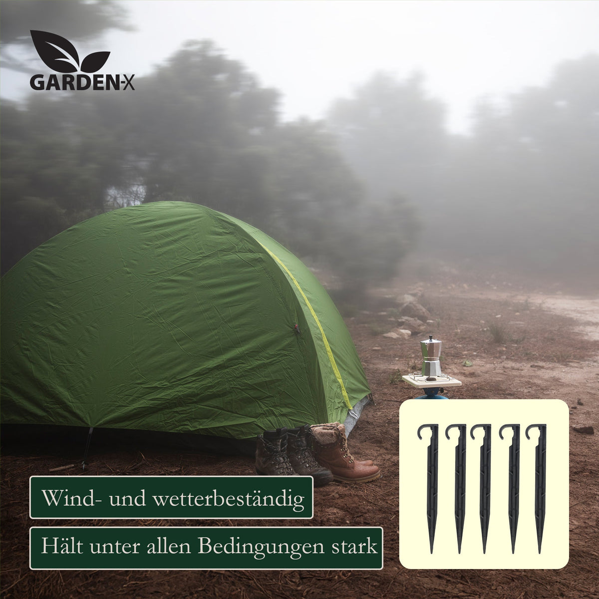 Gartenschlauch-Ankerspieß – Tropfschlauch-Erdspieß zur Bewässerung