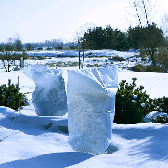 Carregar imagem no visualizador da Galeria, GARDENIX® Plant Protection, Frost Protection Cover, Fleece Winter Protection With drawstring
