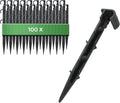 GARDENIX 100 Pack Garden Hose Anchor - Drip Hose Ground Spike Irrigation