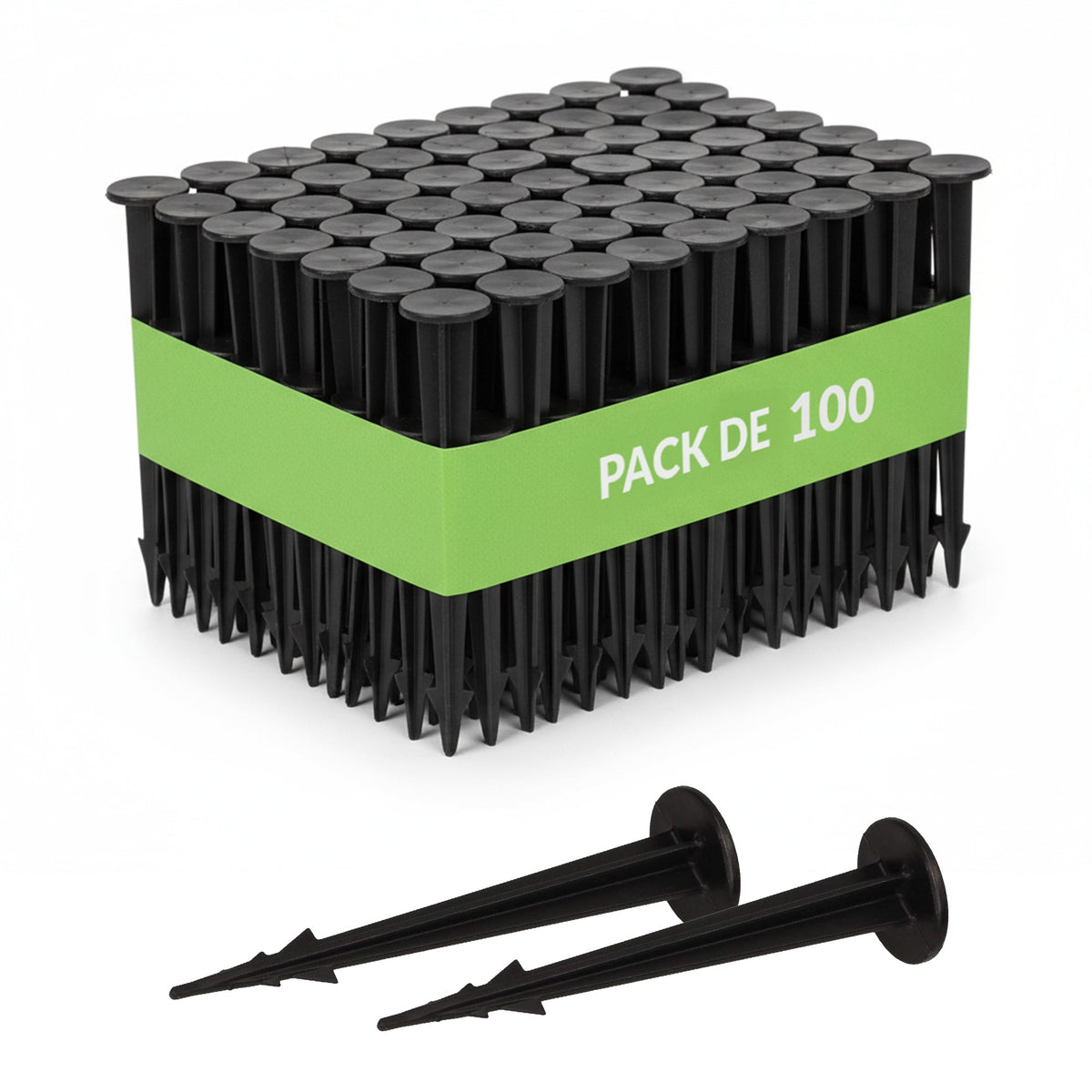 Mini piquets de fixation pour tissu paysager