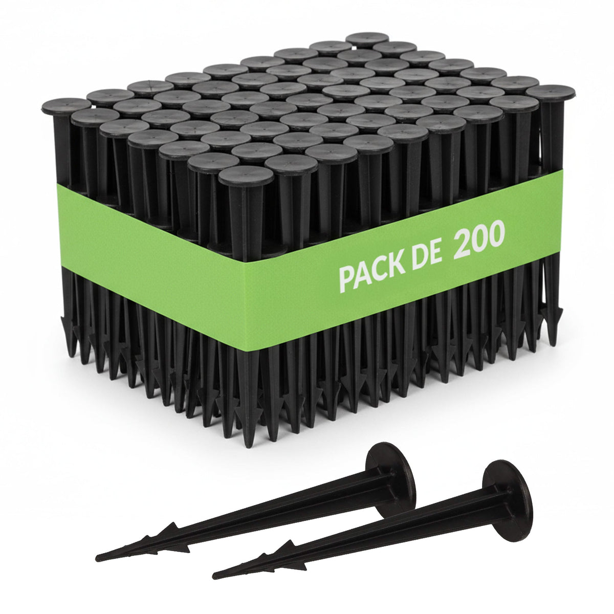 Mini piquets de fixation pour tissu paysager