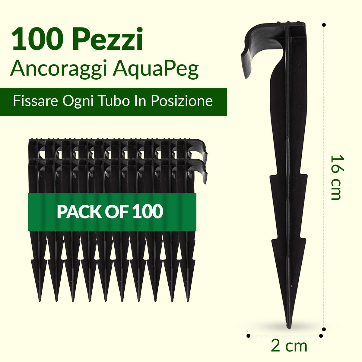 Picchetti di fissaggio al terreno AquaPEG