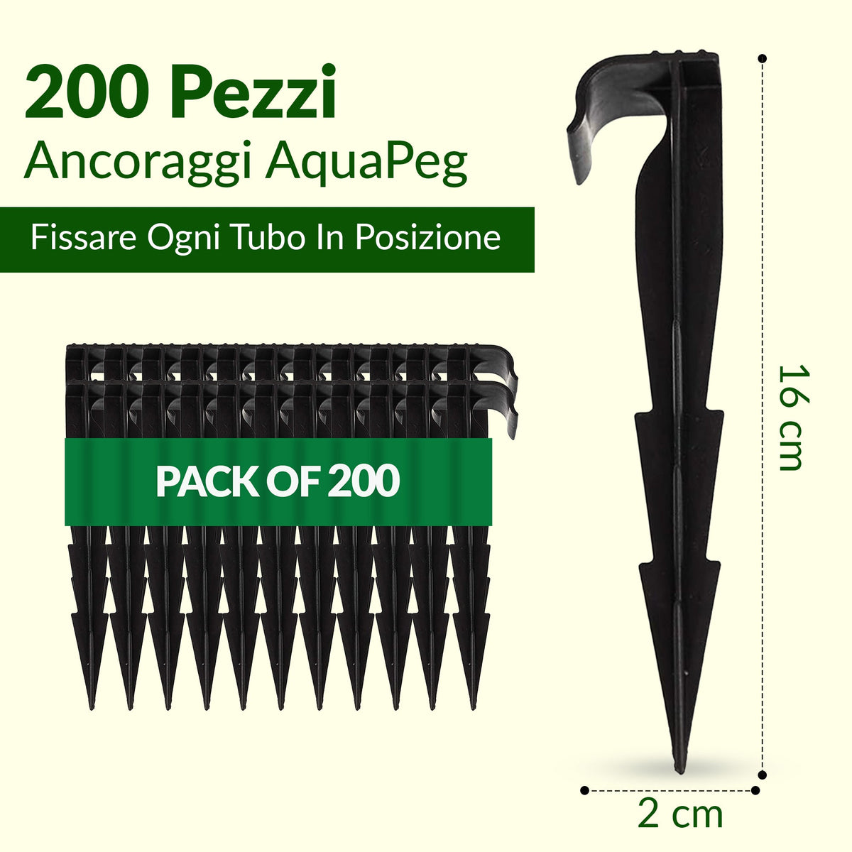 Picchetti di fissaggio al terreno AquaPEG