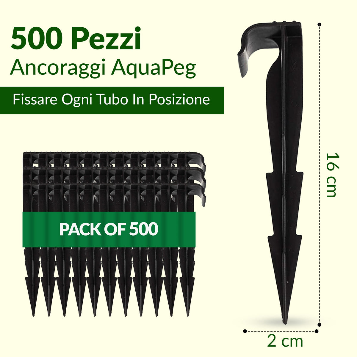 Picchetti di fissaggio al terreno AquaPEG