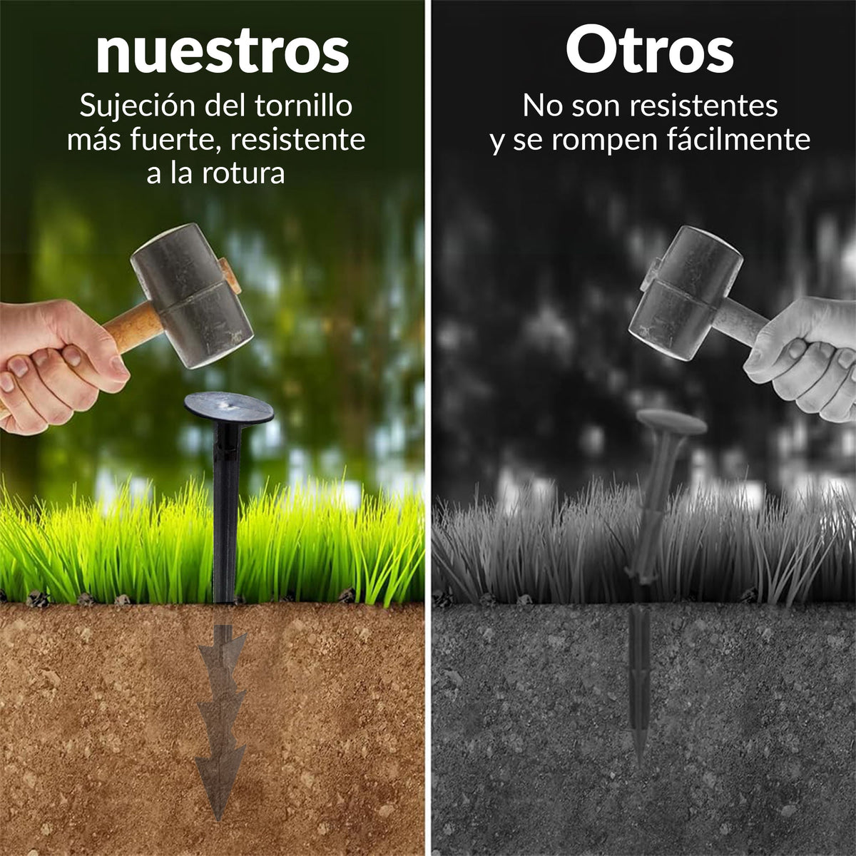 TerraPEG XL - Anclajes de suelo de alta resistencia para terrenos duros