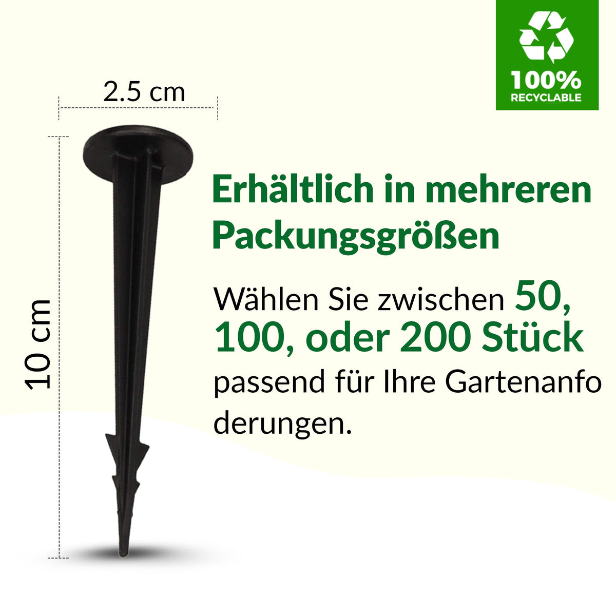 Mini-Landschaftsstoff-Sicherungsklammern