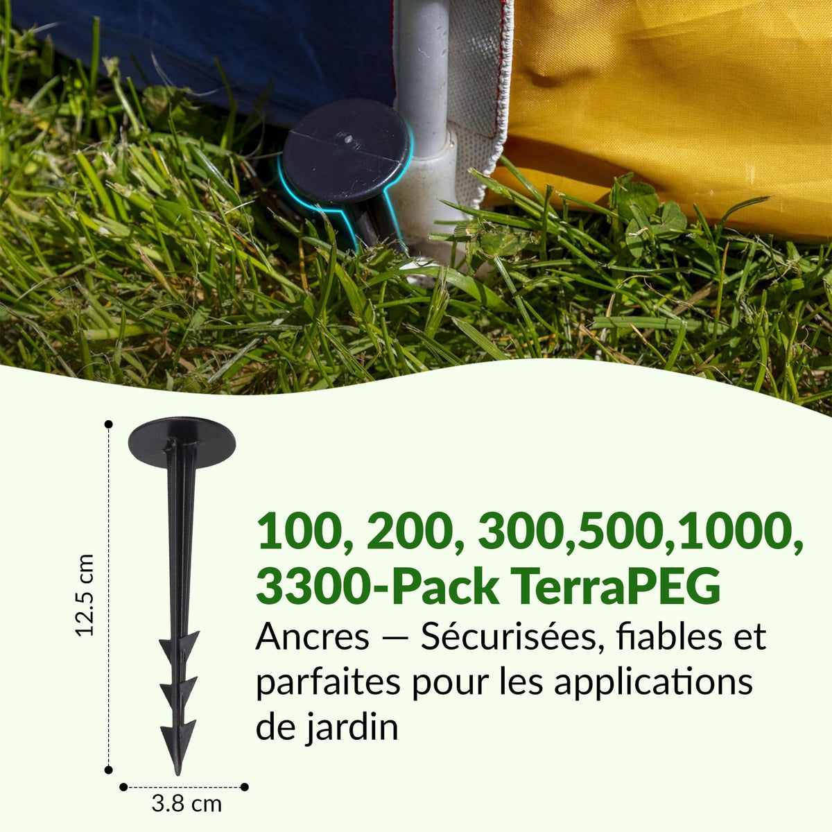 Pointes d'ancrage au sol - TerraPEG
