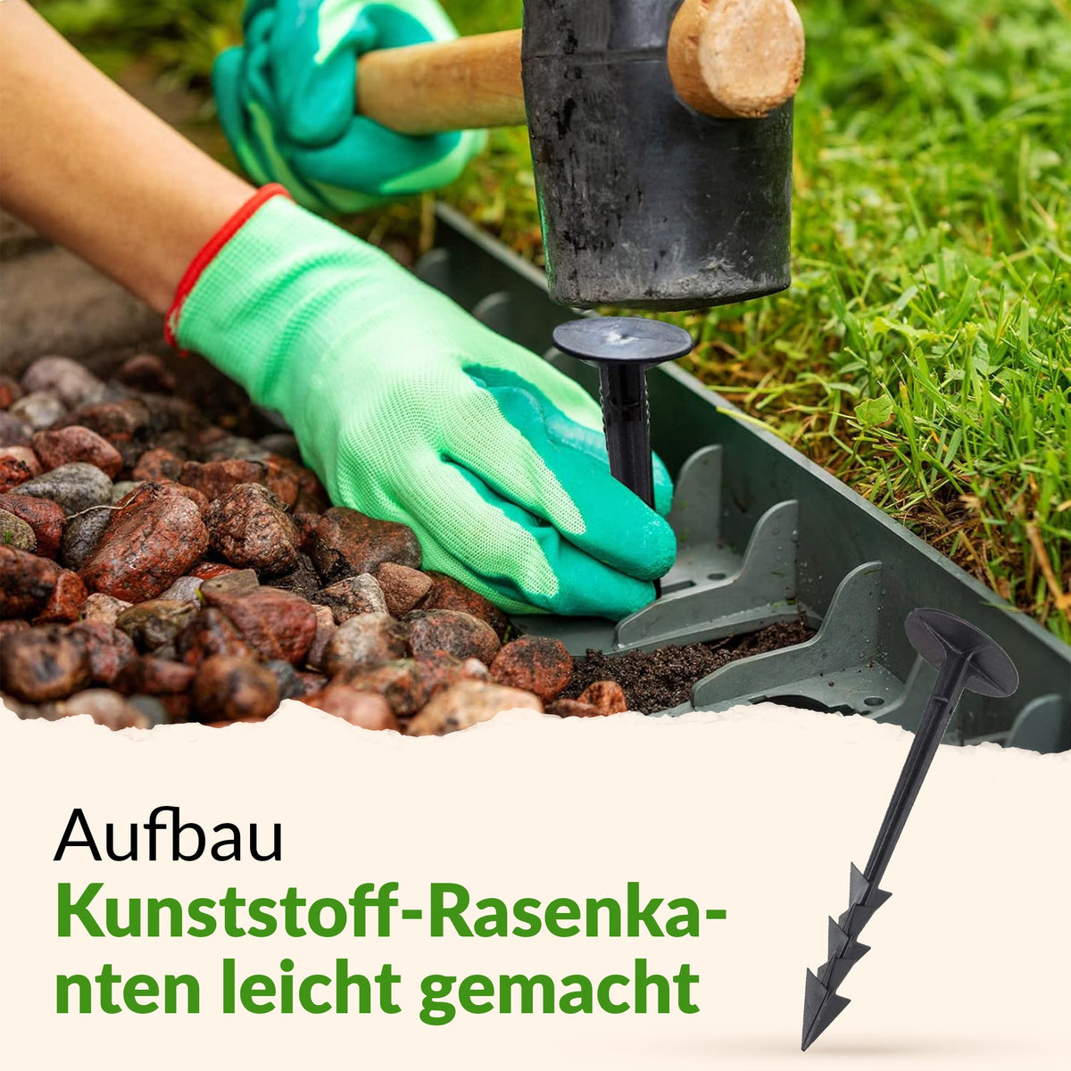 TerraPEG XL – Hochleistungs-Bodenanker für harten Boden