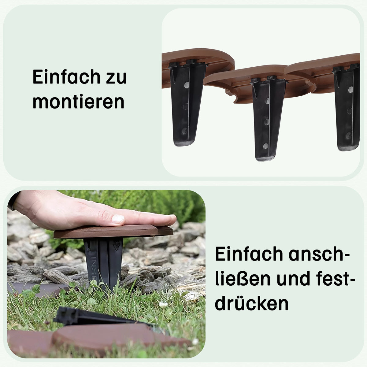 Ipak Prospore Kunststoff-Rasenkanten (24 Module)