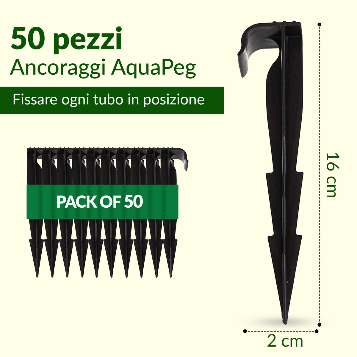 Picchetti di fissaggio al terreno AquaPEG