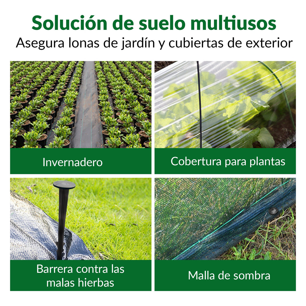 Mini clavijas de seguridad para tela apaisada