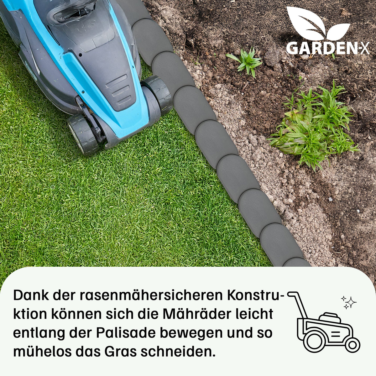 Ipak Prospore Kunststoff-Rasenkanten (24 Module)