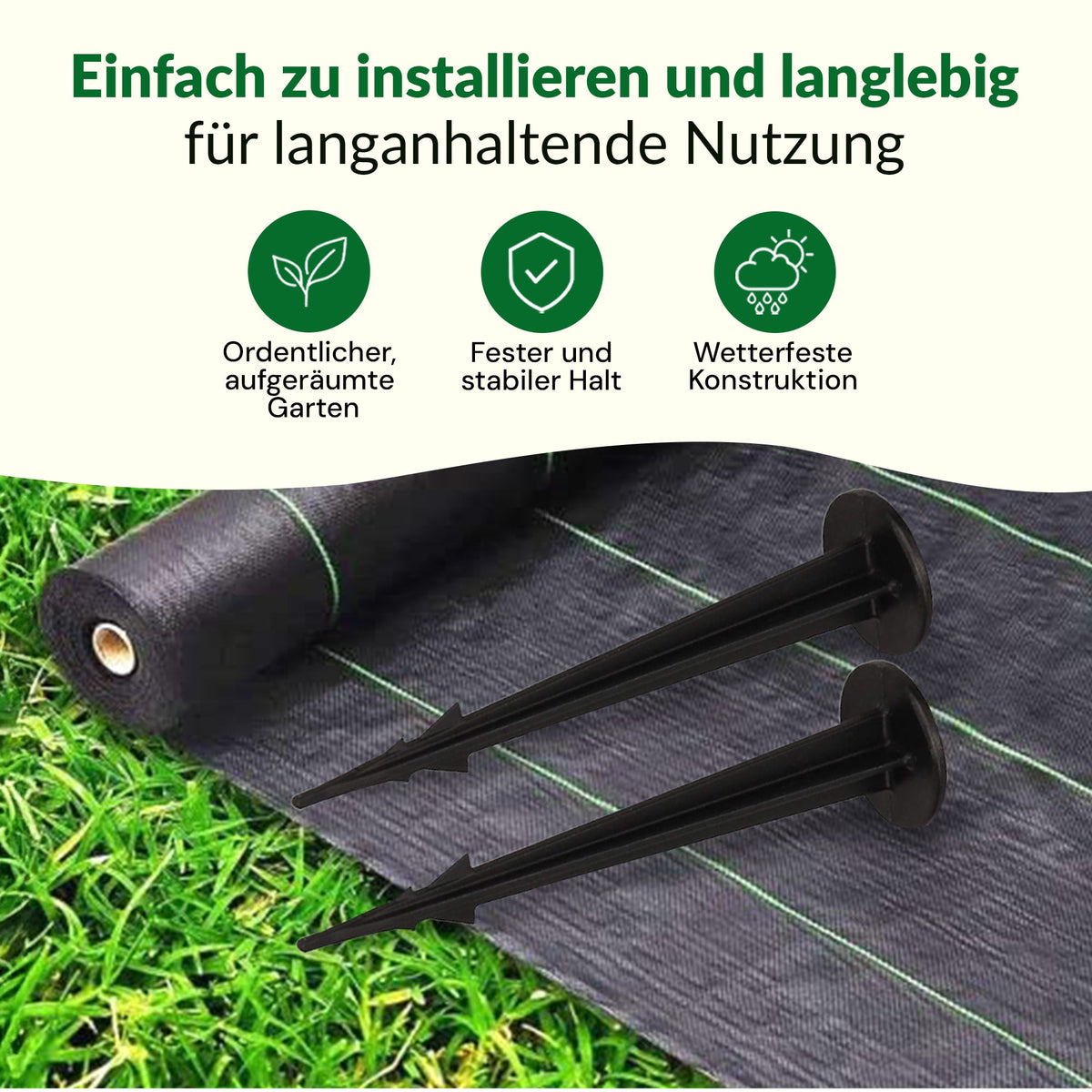 Mini-Landschaftsstoff-Sicherungsklammern
