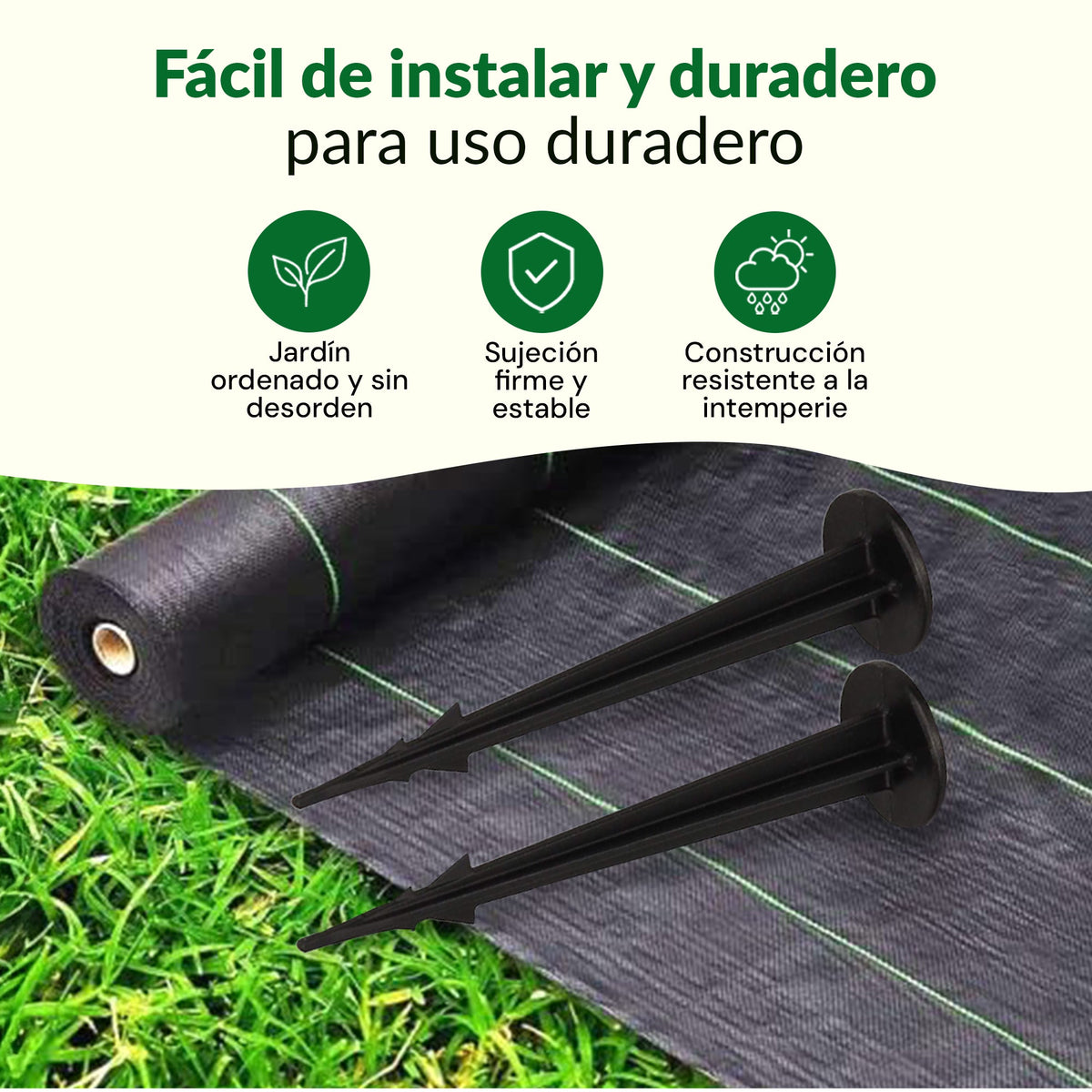 Mini clavijas de seguridad para tela apaisada