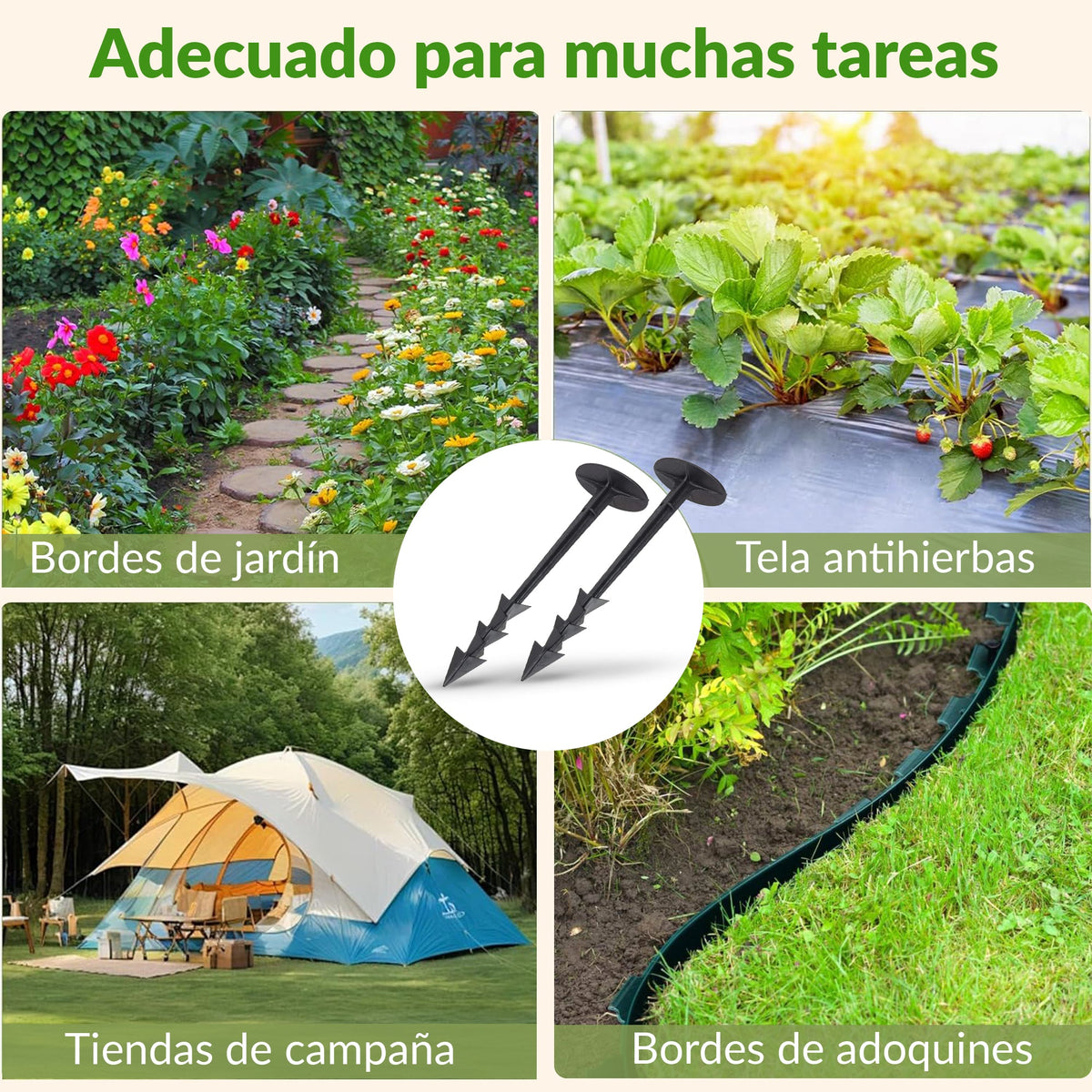 TerraPEG XL - Anclajes de suelo de alta resistencia para terrenos duros