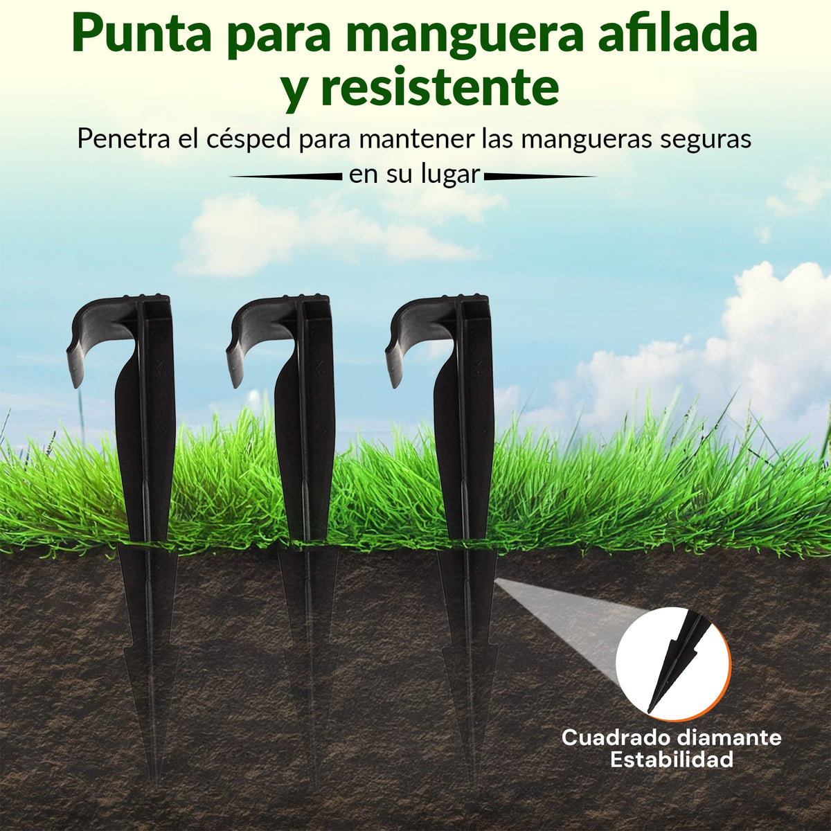 Clavijas de fijación al suelo AquaPEG