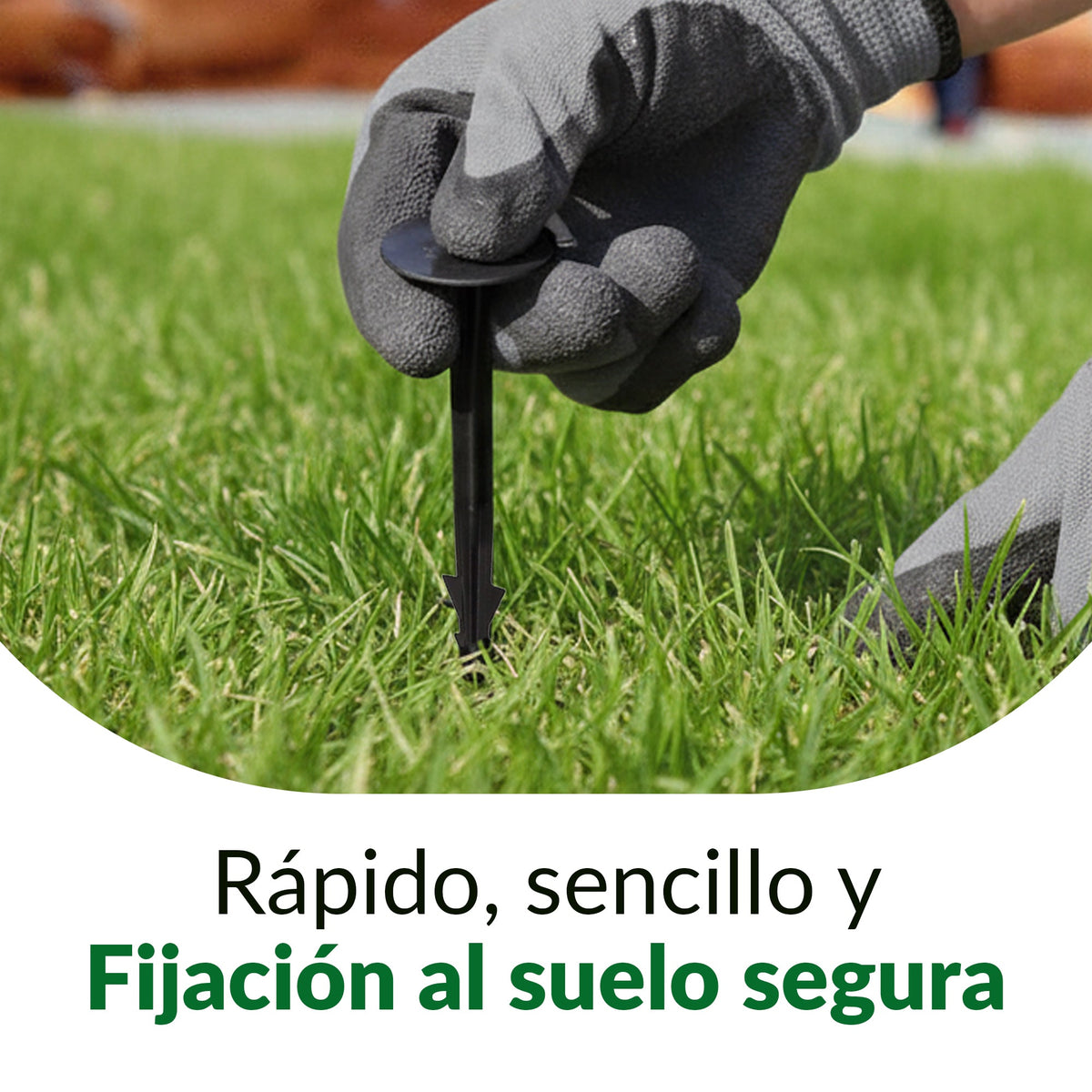 Mini clavijas de seguridad para tela apaisada