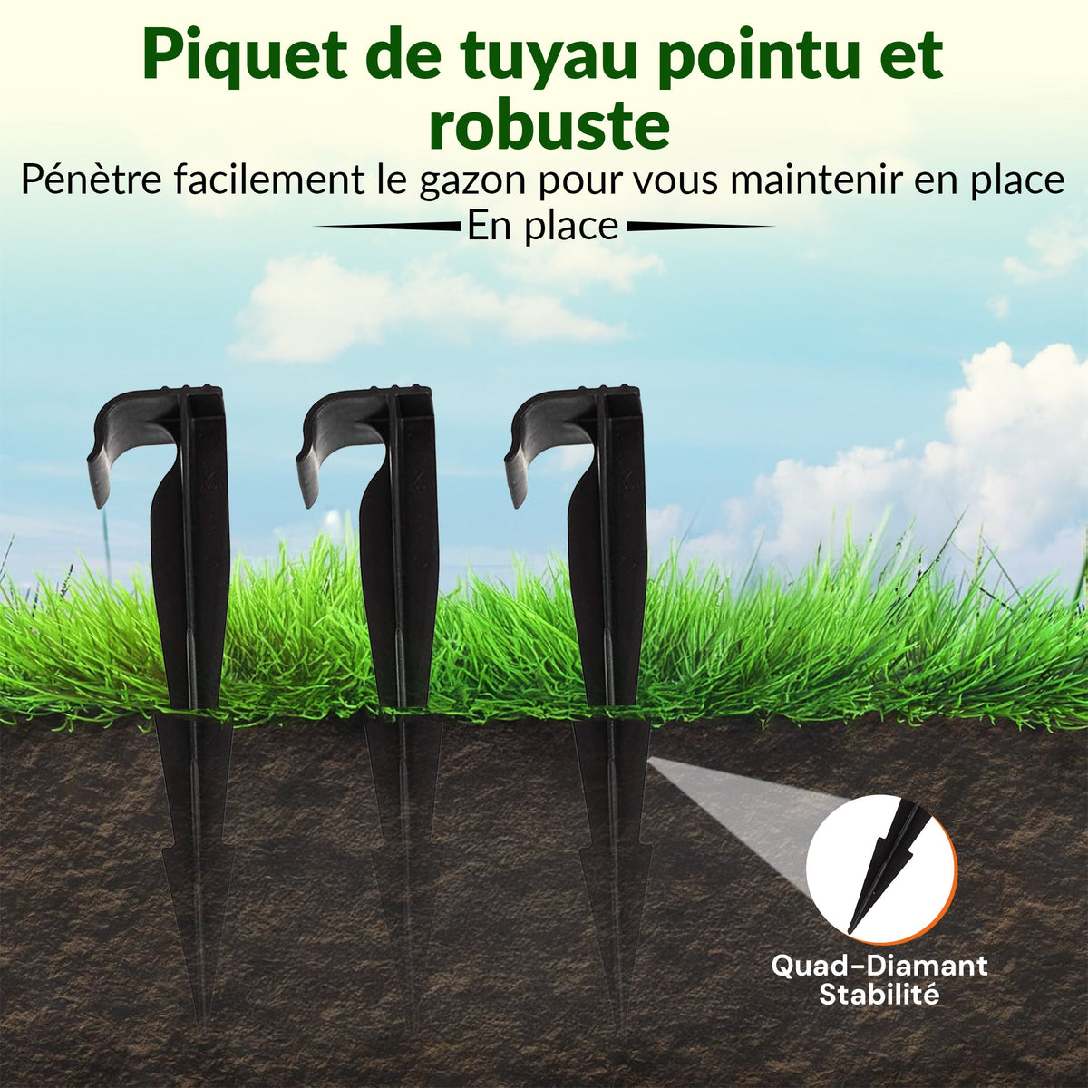 Chevilles de fixation au sol AquaPEG