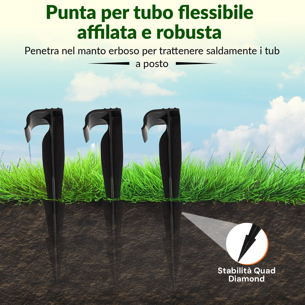 Picchetti di fissaggio al terreno AquaPEG