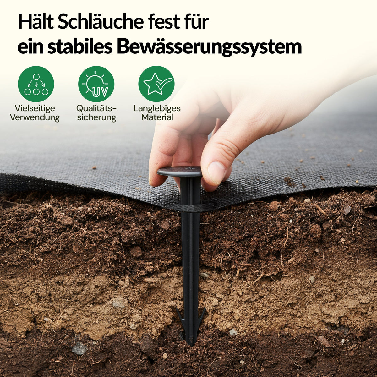 TerraPIN-Befestigungsklammern für Landschaftsgewebe