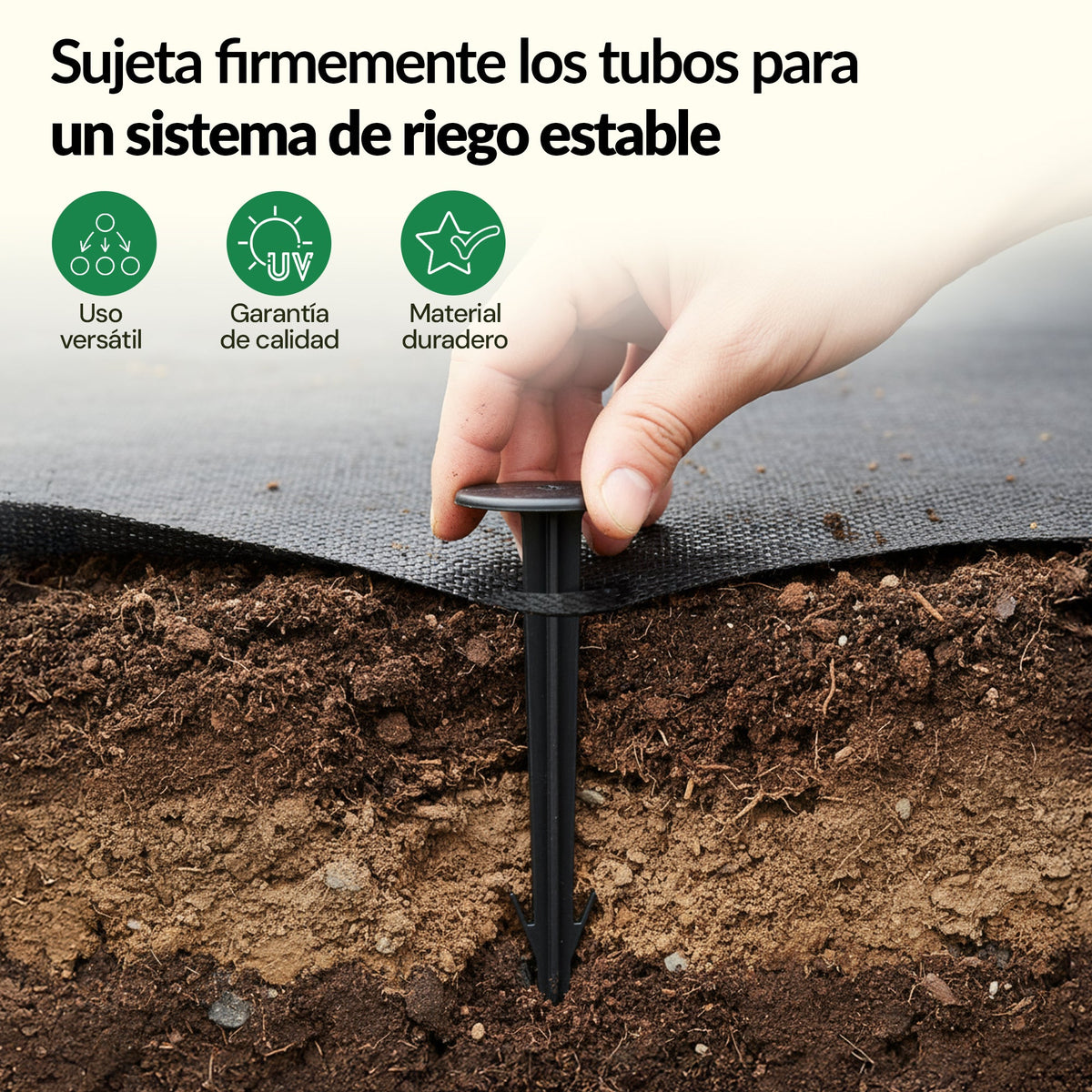 Clavijas de seguridad TerraPIN para tela paisajística