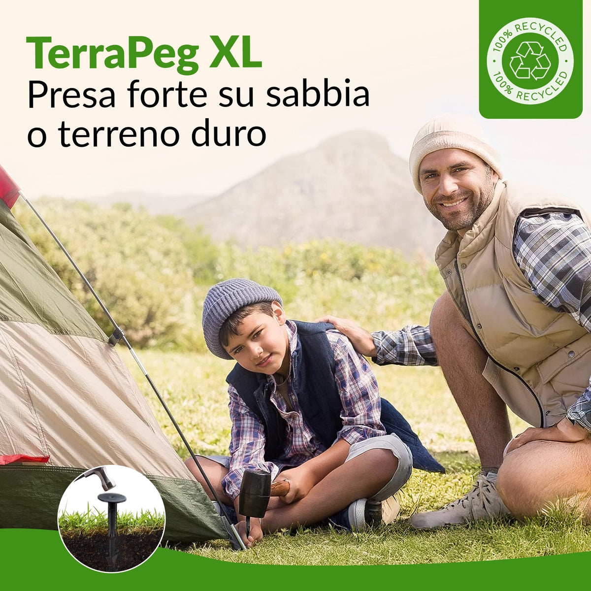 TerraPEG XL - Ancoraggi a terra per carichi pesanti per terreni duri