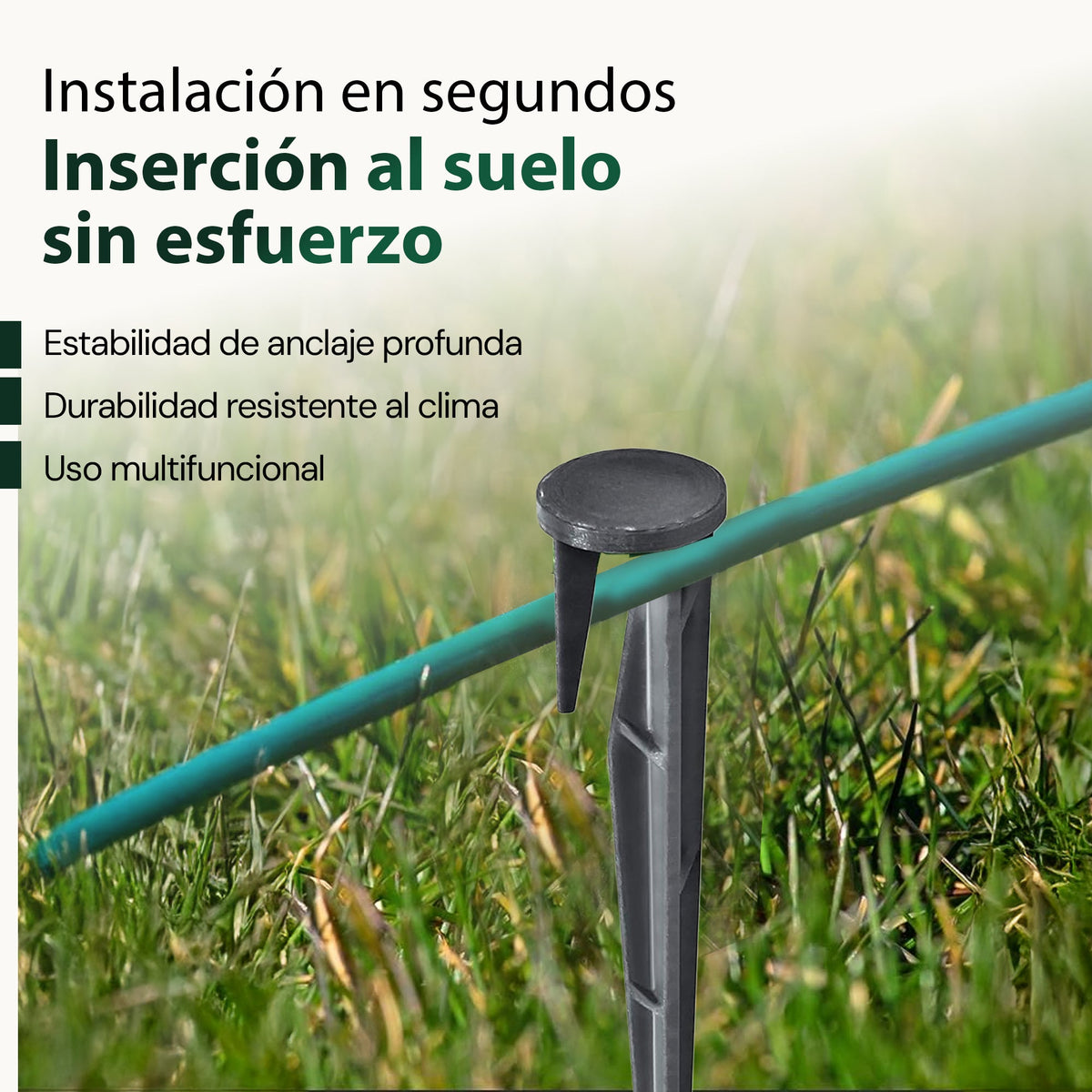 Clavijas de seguridad WirePEG para cable delimitador de cortacésped robótico