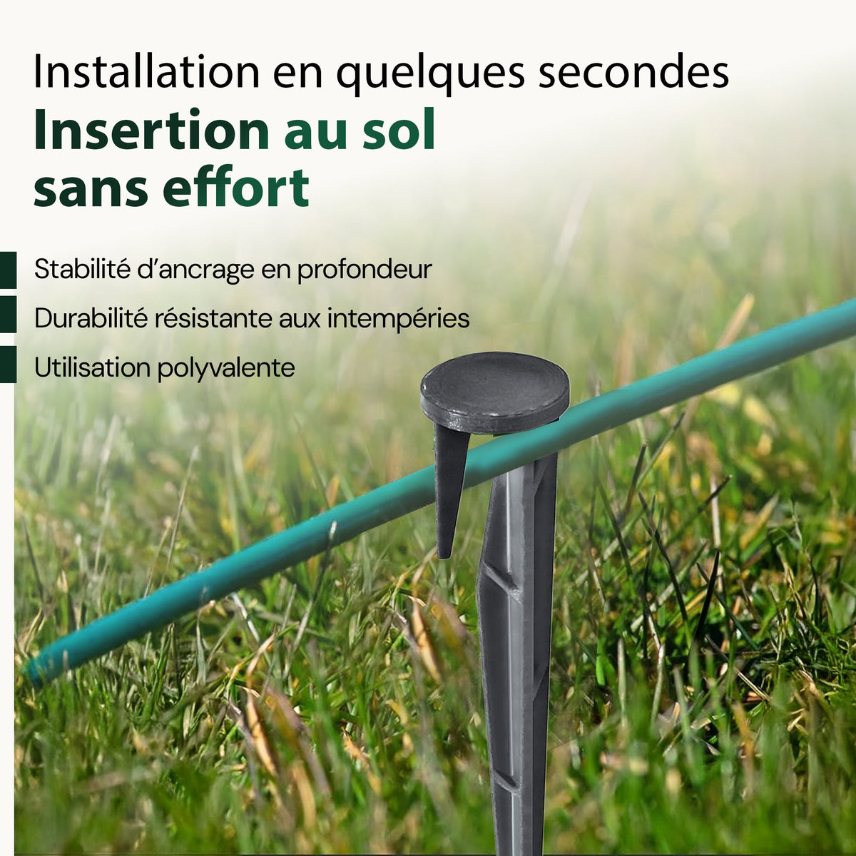Piquets de fixation WirePEG pour fil de délimitation de tondeuse à gazon robotique