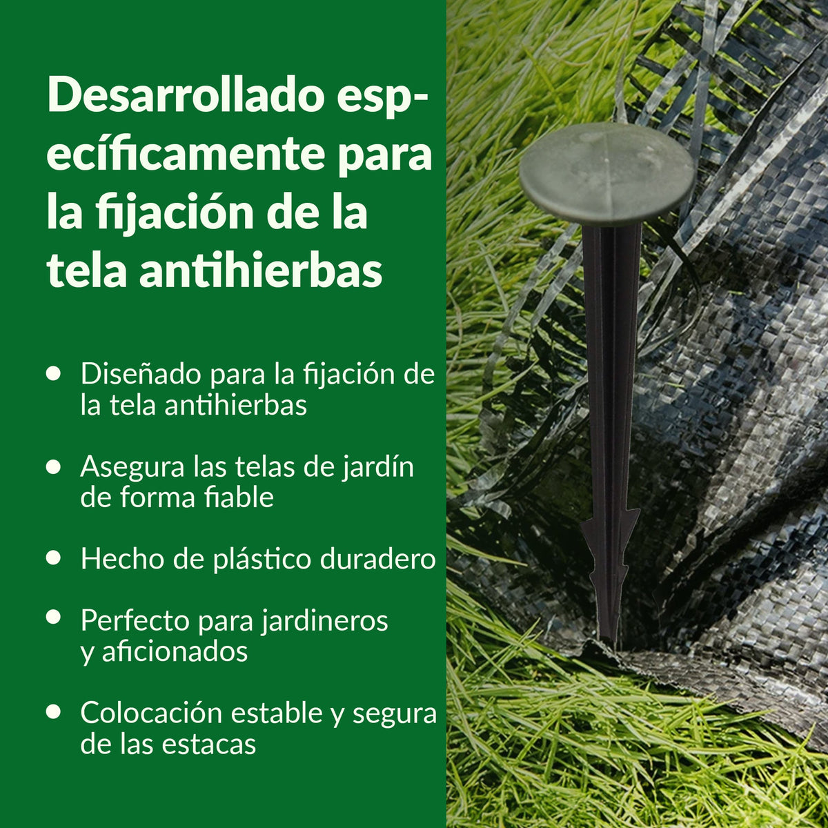 Mini clavijas de seguridad para tela apaisada