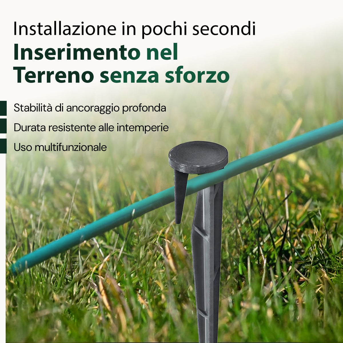 Picchetti di fissaggio WirePEG per cavo perimetrale del rasaerba robotizzato