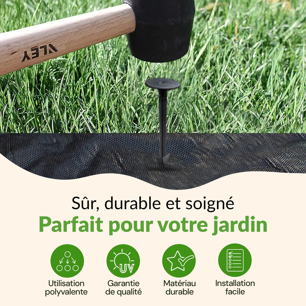 TerraPEG XL - Ancrages de sol robustes pour sols durs