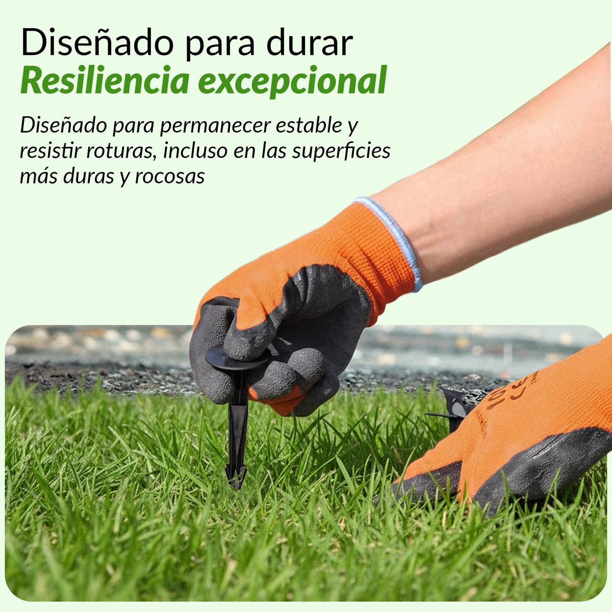 <tc>GARDENIX</tc> Estacas de anclaje para jardín - TerraPEG Pro: tela antihierbas, tela para paisajismo y cubiertas para areneros.