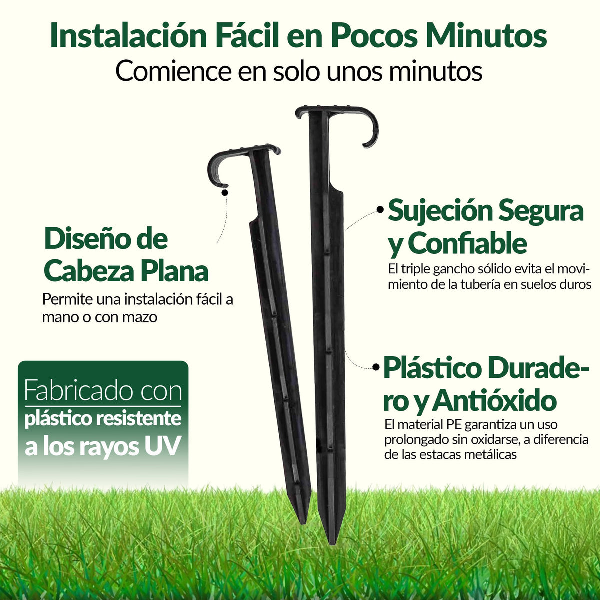 Clavijas de tierra AquaPIN