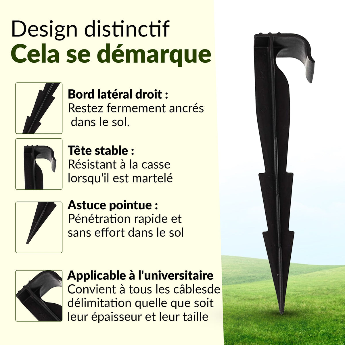 Chevilles de fixation au sol AquaPEG