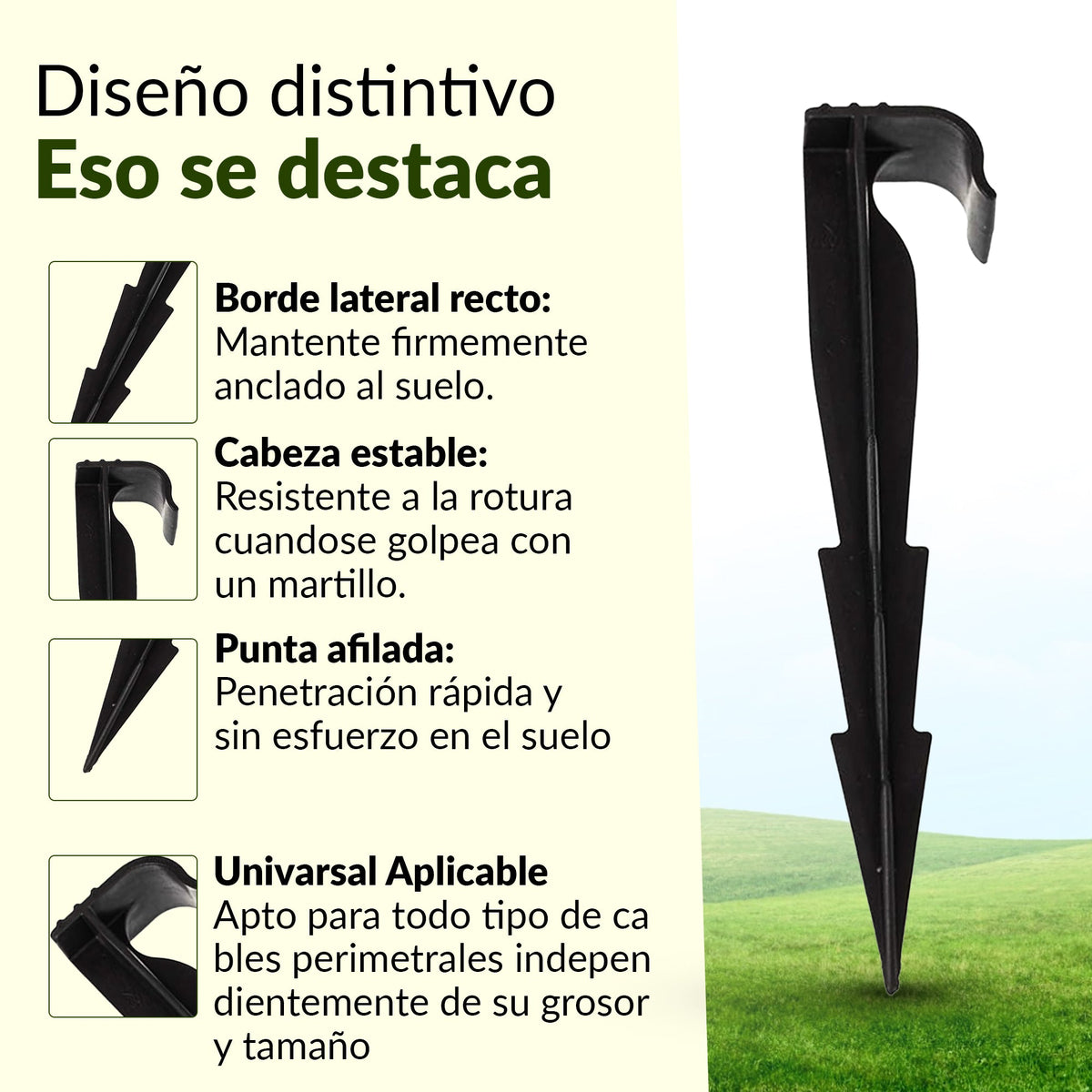 Clavijas de fijación al suelo AquaPEG