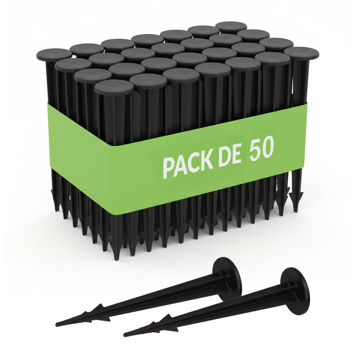Mini piquets de fixation pour tissu paysager