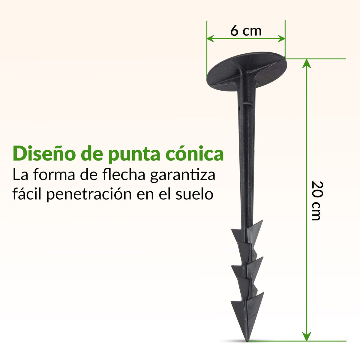 TerraPEG XL - Anclajes de suelo de alta resistencia para terrenos duros
