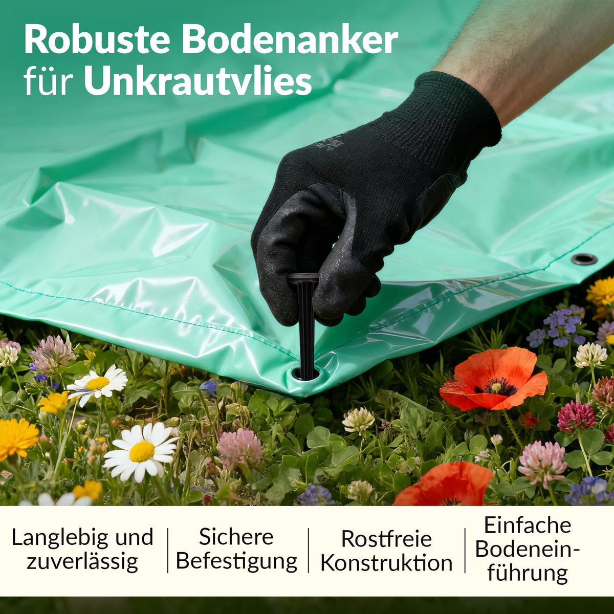 TerraPIN-Befestigungsklammern für Landschaftsgewebe