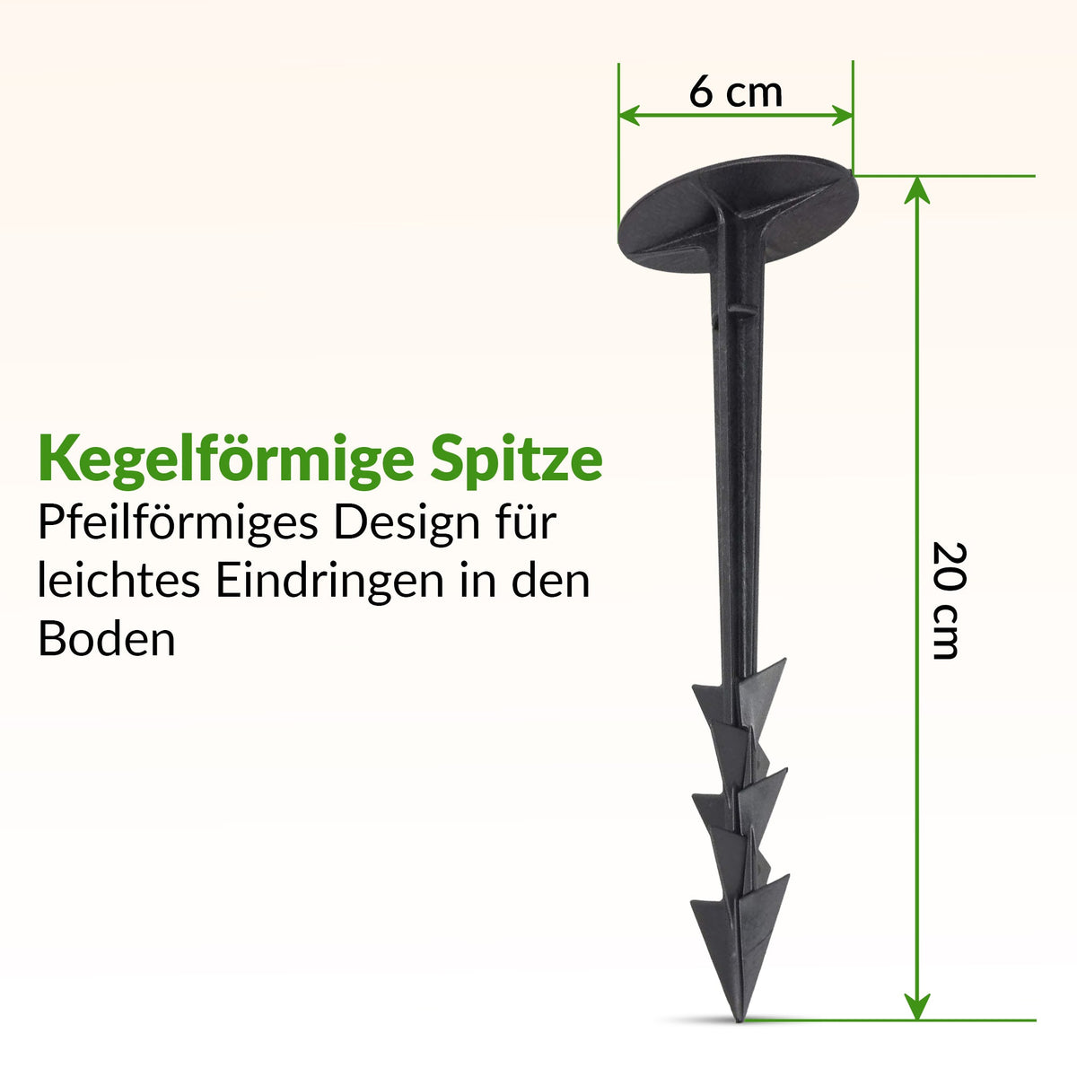 TerraPEG XL – Hochleistungs-Bodenanker für harten Boden