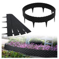 GARDENIX 3.2m Rattan Effect Garden Flower Bed Edging - Lawn Palisade Fence