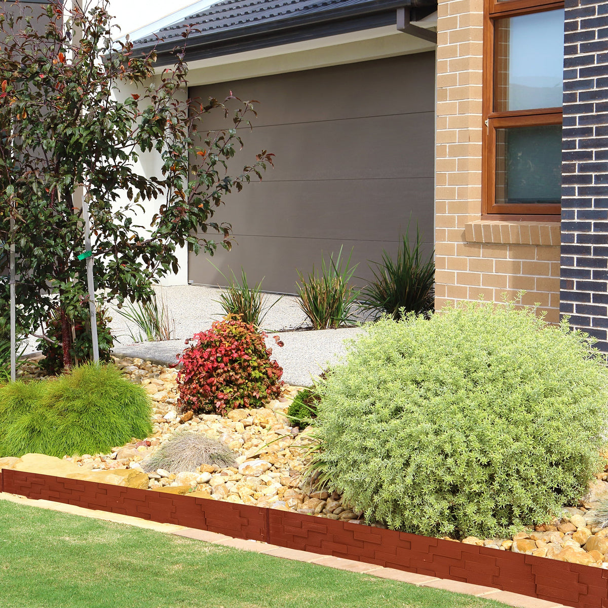 Bordure de lit de jardin effet pierre de 3,16 m