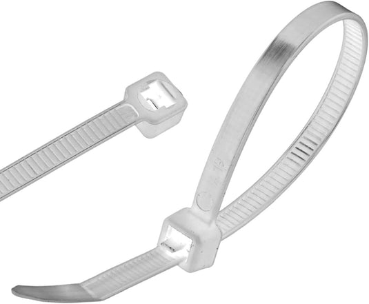 GARDENIX Plant Ties, Cable Ties Pack of 100 Reusable, Adjustable White