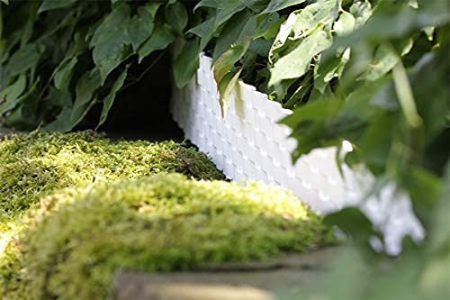 Carregar imagem no visualizador da Galeria, GARDENIX 3.2 m rattan bed edging bed border lawn edge garden palisade bed fence
