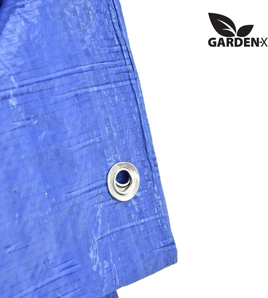 GARDENIX All-purpose tarpaulin fabric tarpaulin, protective tarpaulin, blue 60 g/m²
