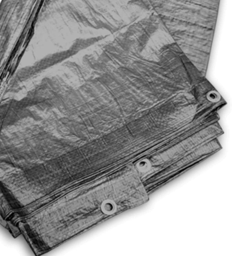 Charger l&#39;image dans la visionneuse de galerie, GARDENIX All-purpose tarpaulin fabric tarpaulin, protective tarpaulin, gray 200 g/m²
