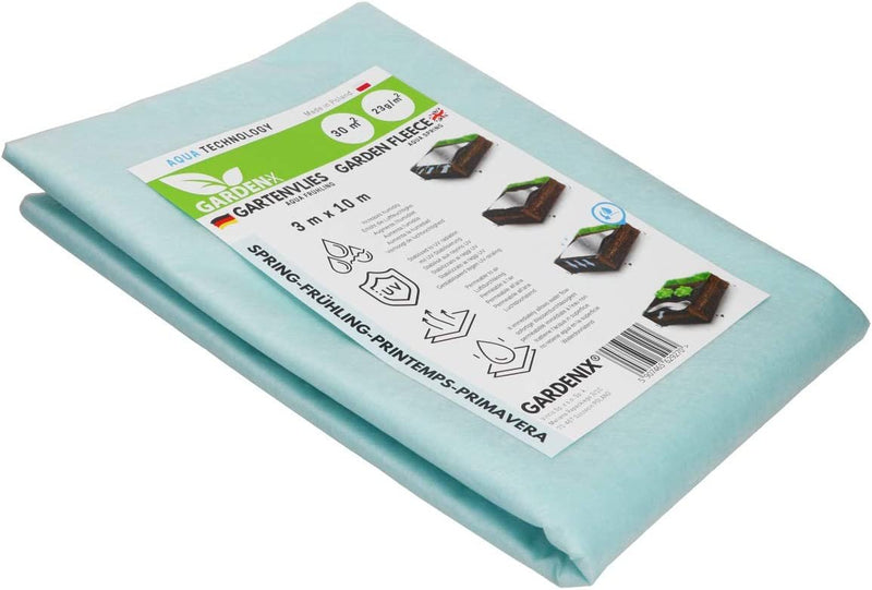 Load image into Gallery viewer, GARDENIX Spring Garden Fleece Aqua with very high water permeability, for covering vegetable beds, UV stabilisation
