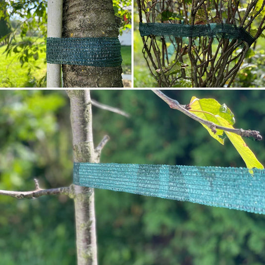 GARDENIX tree ties, plant tape, tree binding tape for fixing and binding trees
